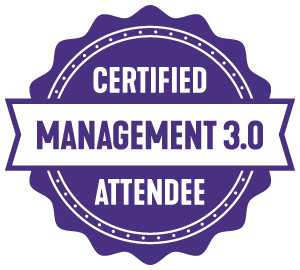 management 3.0 attendee badge